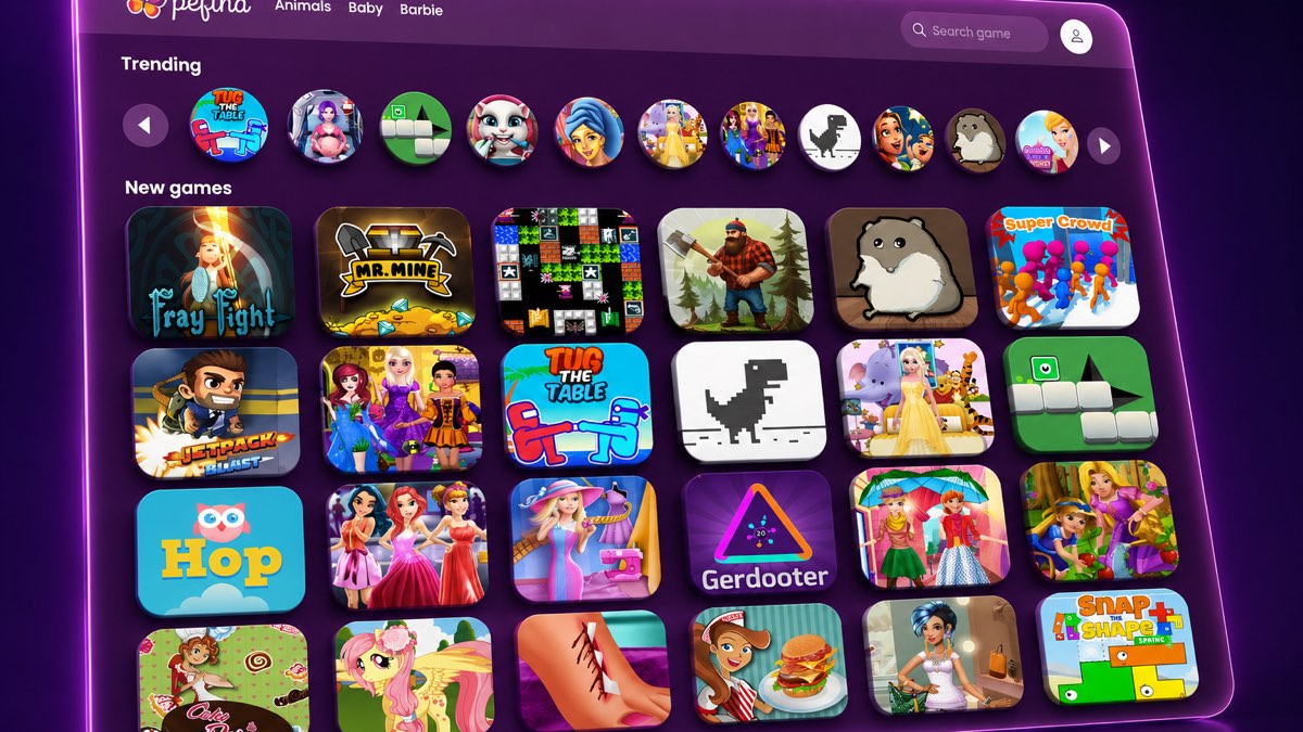 Pefino game portal for girls