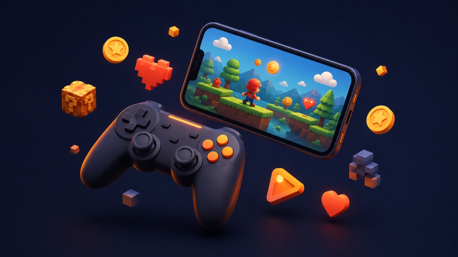 Game development — controllers and mobile games